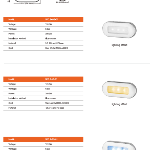 Led Oblong Courtesy Light