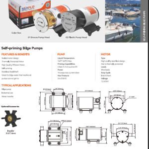 Self Priming Bilge Pump